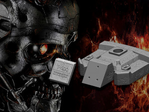 Terminator T-600 bust Replica Modelo de Impressão 3D
