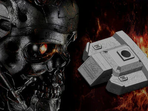 R&eacute;plica do busto do Terminator T-600 Modelo de Impressão 3D