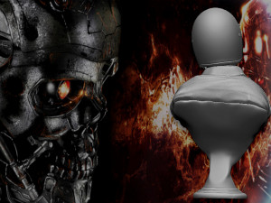 Terminator 2 T-1000 bust replica Modèles 3D en vedette