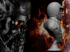 Terminator 2 T-1000 bust replica Modèles 3D en vedette