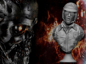 Terminator 2 T-1000 bust replica Modèles 3D en vedette
