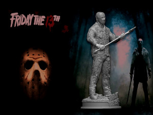 Friday the 13th 3D-printmodel
