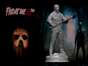 Friday the 13th 3D-printmodel