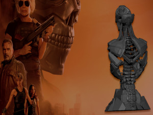 Rev-9 Terminator V2 Modèles 3D en vedette