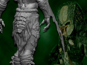 Predator Swordsman 3D Print Model