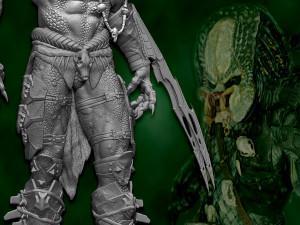 Predator Swordsman 3D Print Model