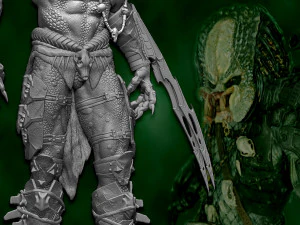 Predator Swordsman 3D Print Model