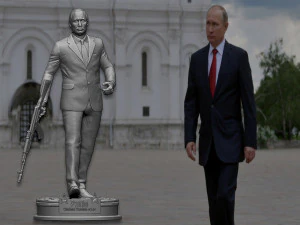Vladimir Vladimiroviç Putin 3D Baskı Modeli