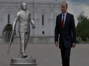 Vladimir Vladimirovich Putin Model Cetak 3D
