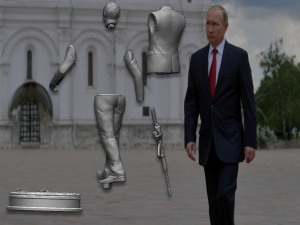 Vladimir Vladimirovich Putin Model Cetak 3D