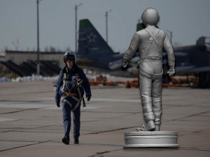 Piloto de vks de Rusia 3D Print Model