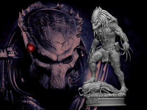Predator Wolf 3Dプリントモデル