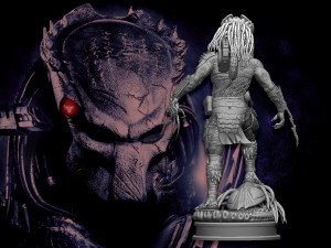 Predator Wolf 3Dプリントモデル