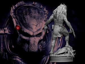 Predator Wolf 3Dプリントモデル
