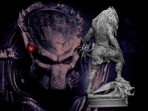 Predator Wolf 3Dプリントモデル