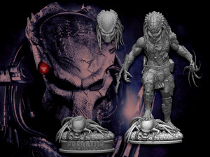Predator Wolf 3Dプリントモデル