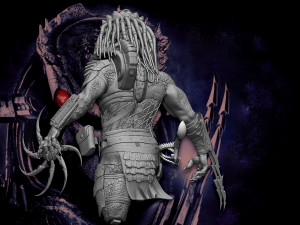 Predator Wolf 3Dプリントモデル