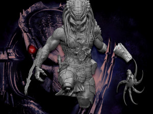 Predator Wolf 3Dプリントモデル