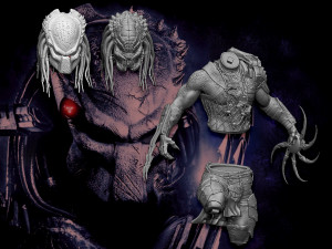 Predator Wolf 3Dプリントモデル