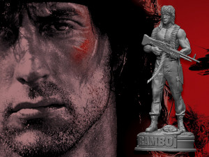 Rambo First Blood 2 3D Print Model