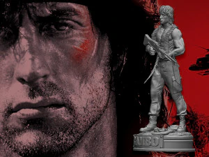 Rambo First Blood 2 3D Print Model