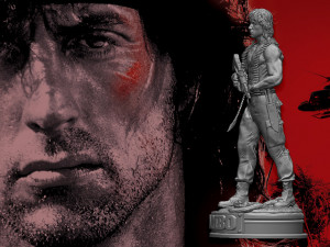 Rambo First Blood 2 3D Print Model