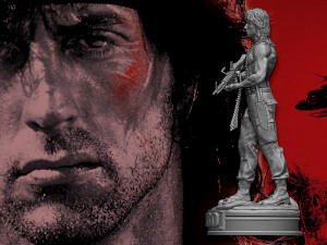 Rambo First Blood 2 3D Print Model