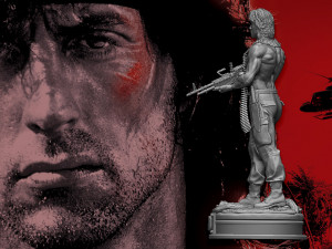 Rambo First Blood 2 3D Print Model