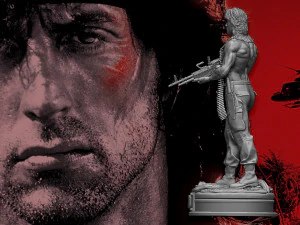 Rambo First Blood 2 3D Print Model