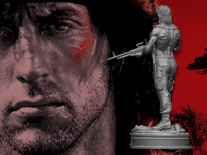 Rambo First Blood 2 3D Print Model