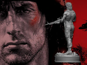 Rambo First Blood 2 3D Print Model