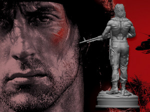 Rambo First Blood 2 3D Print Model
