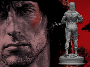Rambo First Blood 2 3D Print Model