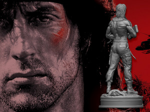 Rambo First Blood 2 3D Print Model