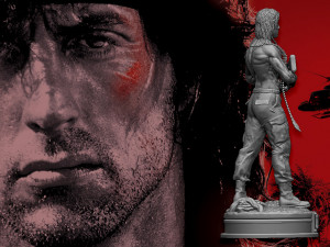Rambo First Blood 2 3D Print Model