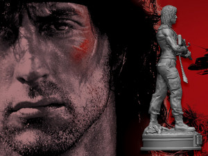 Rambo First Blood 2 3D Print Model