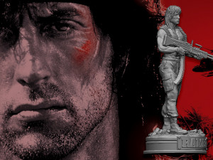 Rambo First Blood 2 3D Print Model