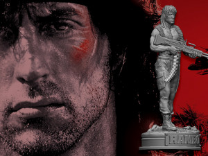Rambo First Blood 2 3D Print Model