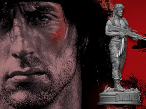Rambo First Blood 2 3D Print Model
