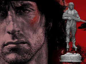 Rambo First Blood 2 3D Print Model