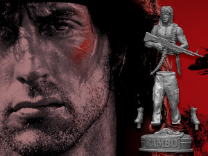 Rambo First Blood 2 3D Print Model
