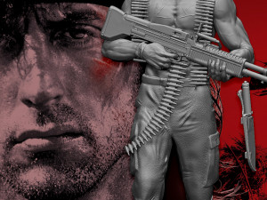 Rambo First Blood 2 3D Print Model