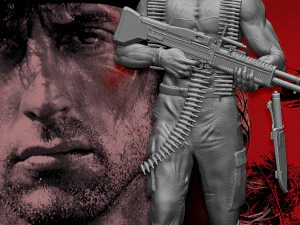 Rambo First Blood 2 3D Print Model