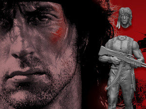 Rambo First Blood 2 3D Print Model