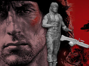 Rambo First Blood 2 3D Print Model