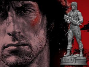 Rambo First Blood 2 3D Print Model