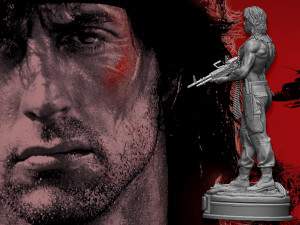 Rambo First Blood 2 3D Print Model