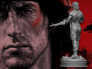 Rambo First Blood 2 3D Print Model