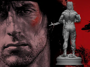 Rambo First Blood 2 3D Print Model