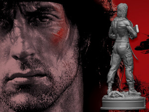 Rambo First Blood 2 3D Print Model